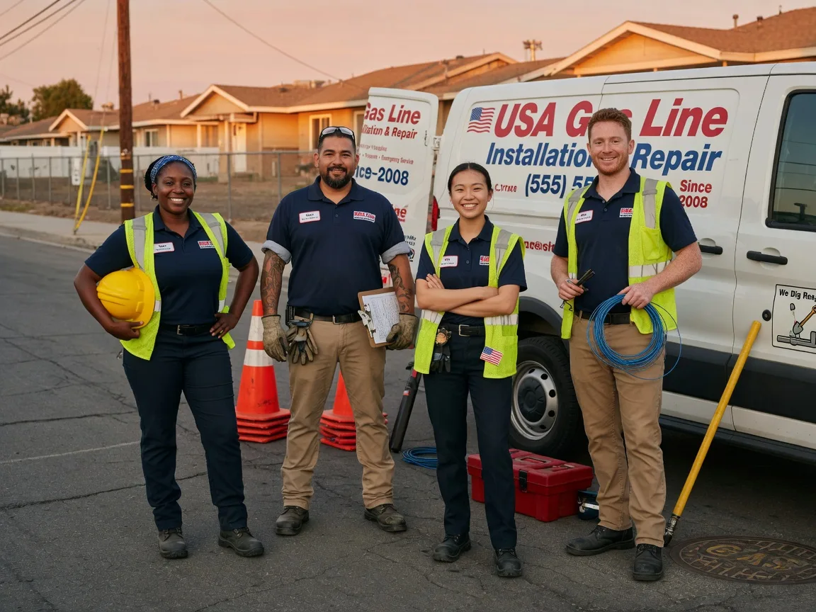 Gas Line Installation company in Tussy, OK